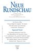 Neue Rundschau 2006/1, Buch