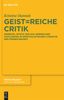 Kristine Hannak: Geist=reiche Critik, Buch