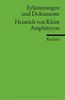 Helmut Bachmaier: Amphitryon. Erläuterungen und Dokumente, Buch