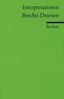 Walter Hinderer: Brechts Dramen. Interpretationen, Buch