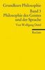Wolfgang Detel: Grundkurs Philosophie band 3. Philosophie des Geistes und der Sprache, Buch