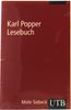 Karl R. Popper: Karl Popper Lesebuch, Buch