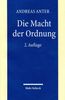Andreas Anter: Die Macht der Ordnung, Buch