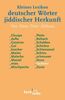 Hans P. Althaus: Kleines Lexikon deutscher Wörter jiddischer Herkunft, Buch