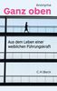 Anonyma: Ganz oben, Buch