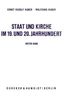 Ernst Rudolf Huber: Staat und Kirche im 19. und 20. Jahrhundert., Buch
