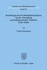 Ursula Fehnemann: Rechtsfragen des Persönlichkeitsschutzes bei der Anwendung psychodiagnostischer Verfahren in der Schule, Buch