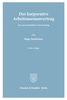 Hugo Sinzheimer: Der kooperative Arbeitsnormenvertrag, Buch