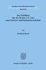 Bernhard Busch: Das Verhältnis des Art. 80 Abs. 1 S. 2 GG zum Gesetzes- und Parlamentsvorbehalt, Buch