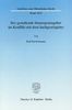 Ralf Barthelmann: Der gestaltende Steuergesetzgeber im Konflikt mit dem Sachgesetzgeber, Buch