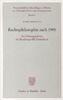 Hasso Hofmann: Rechtsphilosophie nach 1945, Buch