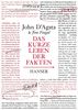 John D'Agata: Das kurze Leben der Fakten, Buch