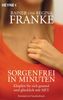Rainer Franke: Sorgenfrei in Minuten, Buch