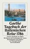Johann W. von Goethe: Tagebuch der Italienischen Reise 1786, Buch