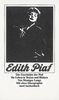 Monique Lange: Edith Piaf, Buch