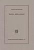 Martin Heidegger: Was ist Metaphysik?, Buch