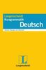 Langenscheidt Kurzgrammatik Deutsch, Buch