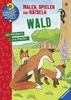 Wieso? Weshalb? Warum? Malen, Spielen und Rätseln: Wald, Buch