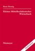 Beate Hennig: Kleines Mittelhochdeutsches Wörterbuch, Buch