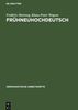 Frederic Hartweg: Frühneuhochdeutsch, Buch
