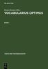 Vocabularius optimus, Buch