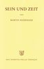 Martin Heidegger: Gesamtausgabe Abt. 1 Veröffentlichte Schriften Bd. 2. Sein und Zeit, Buch