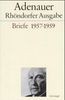 Konrad Adenauer: Briefe 1957 - 1959. Rhöndorfer Ausgabe, Buch
