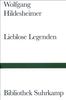 Wolfgang Hildesheimer: Lieblose Legenden, Buch