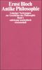 Ernst Bloch: Leipziger Vorlesungen zur Geschichte der Philosophie 1/4, Buch