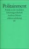 Andreas Dörner: Politainment, Buch