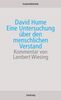 David Hume: Eine Untersuchung über den menschlichen Verstand, Buch