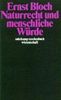 Ernst Bloch: Naturrecht und menschliche Würde, Buch