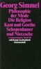 Georg Simmel: Gesamtausgabe 10. Philosophie der Mode (1905), Buch
