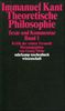 Immanuel Kant: Theoretische Philosophie, Buch