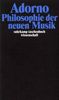Theodor W. Adorno (1903-1969): Philosophie der neuen Musik, Buch