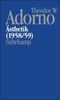 Eberhard Ortland: Ästhetik (1958/59), Buch