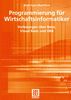 Wolf-Gert Matthäus: Programmierung für Wirtschaftsinformatiker, Buch