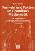 Klaus Vetters: Formeln und Fakten im Grundkurs Mathematik, Buch