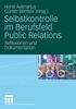 Selbstkontrolle im Berufsfeld Public Relations, Buch