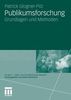Patrick Glogner-Pilz: Publikumsforschung, Buch