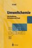 Volker Koß: Umweltchemie, Buch