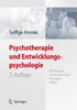Inge Seiffge-Krenke: Psychotherapie und Entwicklungspsychologie, Buch