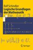 Ralf-Dieter Schindler: Logische Grundlagen der Mathematik, Buch