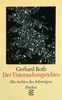 Gerhard Roth: Der Untersuchungsrichter, Buch