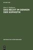 Klaus F. Hoffmann: Das Recht im Denken der Sophistik, Buch