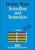 Gustav A. Lienert: Testaufbau und Testanalyse, Buch