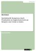 Nils Krämer: Interkulturelle Kompetenz durch Projektarbeit im Englischunterricht am Beispiele einer Schule in Indien, eBook