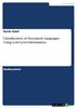 Kerim Galal: Classification of Document Languages Using Low-Level Information, eBook