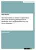 Anja Rosner: Die Erklärung der Reproduktion sozialer Ungleichheit durch das deutsche Bildungssystem mittels der Kapitaltheorie von Pierre Bourdieu, eBook