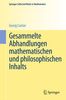 Georg Cantor: Gesammelte Abhandlungen mathematischen und philosophischen Inhalts, Buch